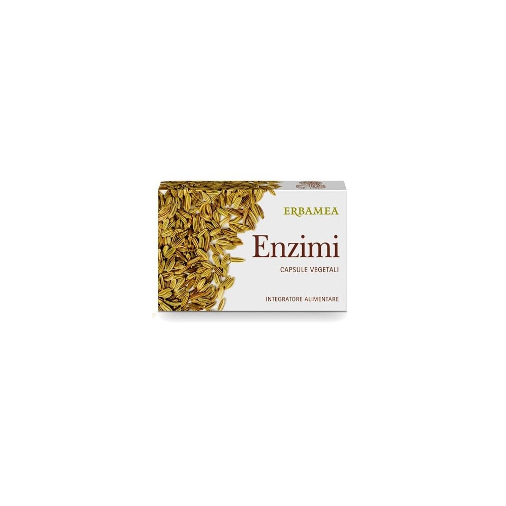 ENZIMI integratore alimentare 24 capsule vegetali Erbamea