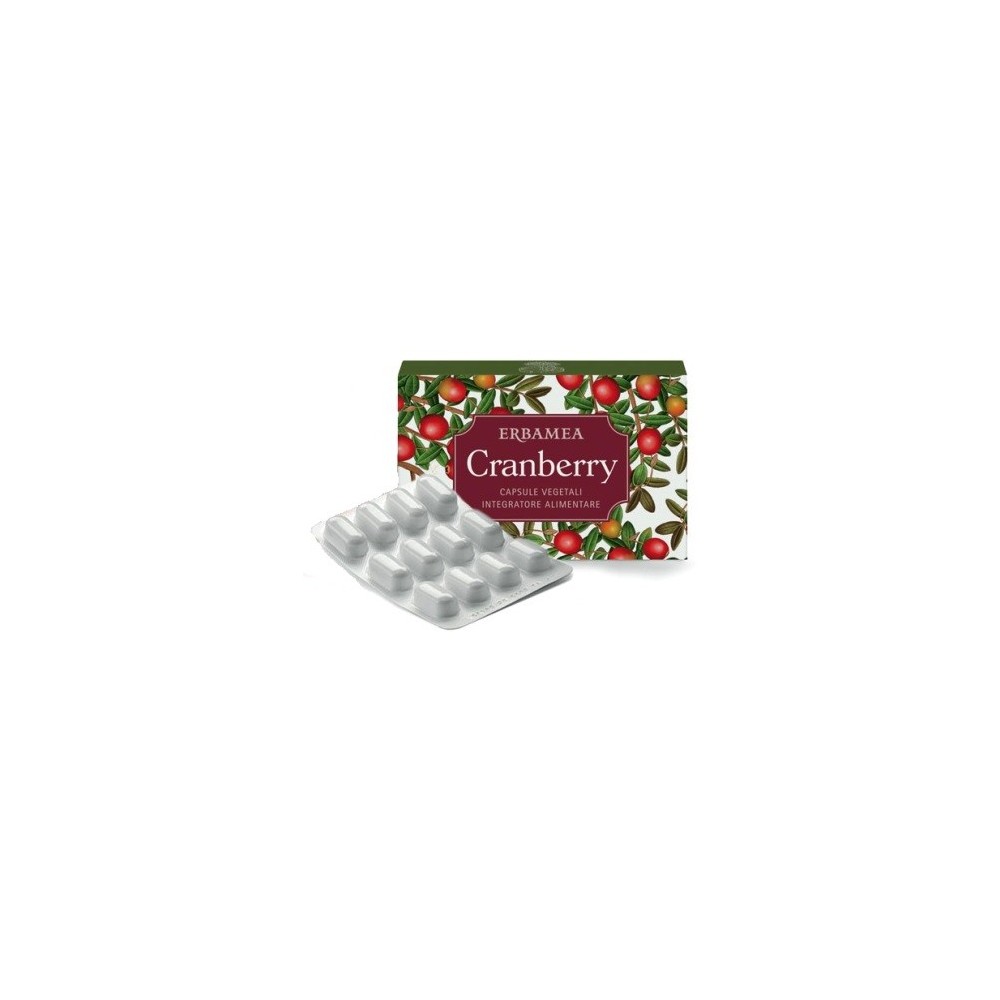 CRANBERRY integratore alimentare 24 capsule Erbamea