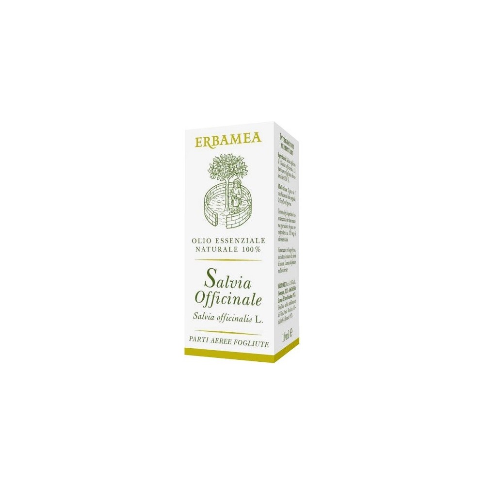 SALVIA OFFICINALE Olio Essenziale 10 ml Erbamea