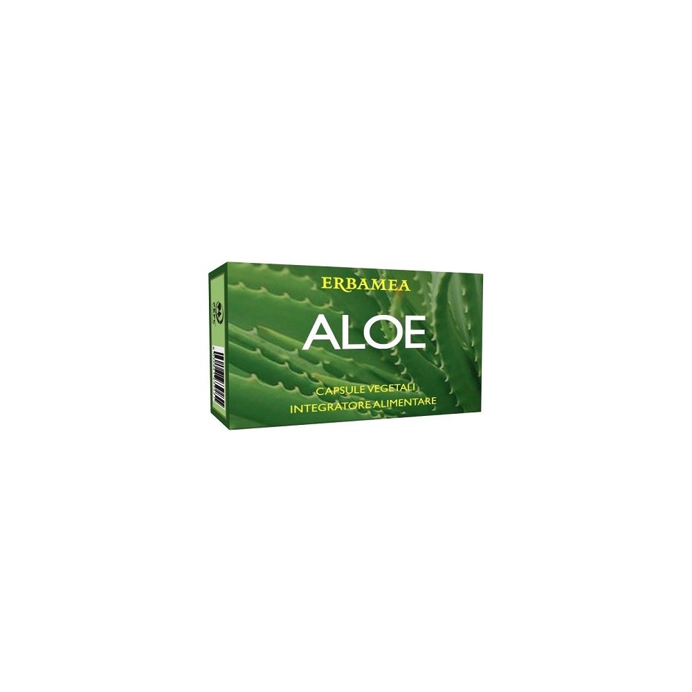 ALOE integratore alimentare 24 capsule vegetali Erbamea