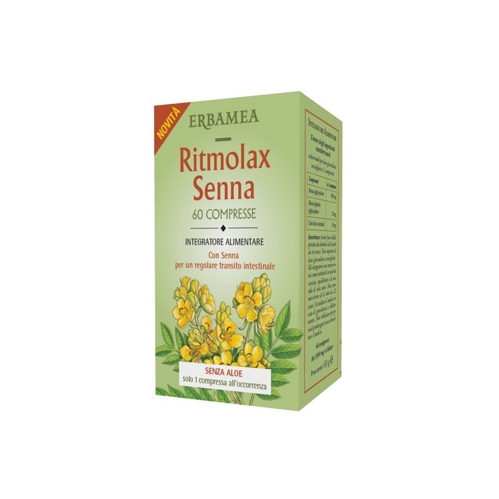 RITMOLAX SENNA integratore alimentare 60 compresse Erbamea