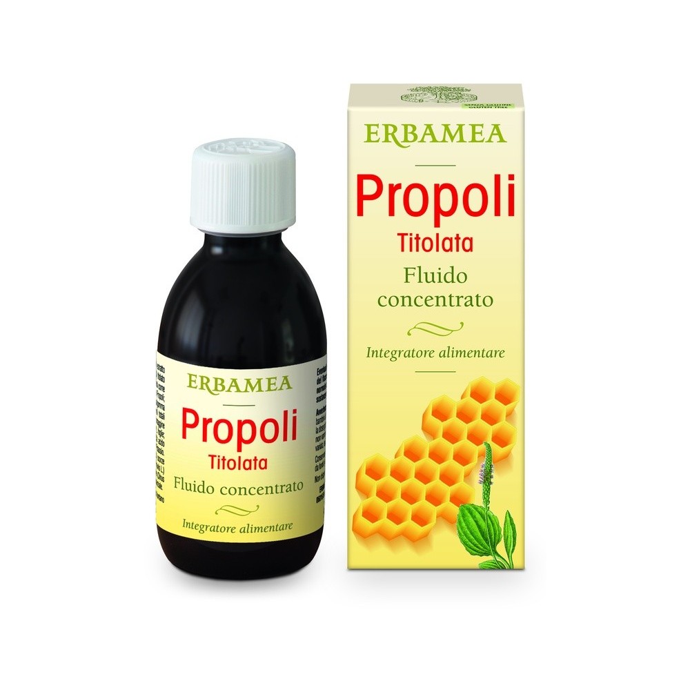 PROPOLI Titolata Fluido Concentrato integratore alimentare 200 ml Erbamea