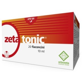 ZETA TONIC integratore alimentare 20 flaconcini da 10 ml Erbozeta