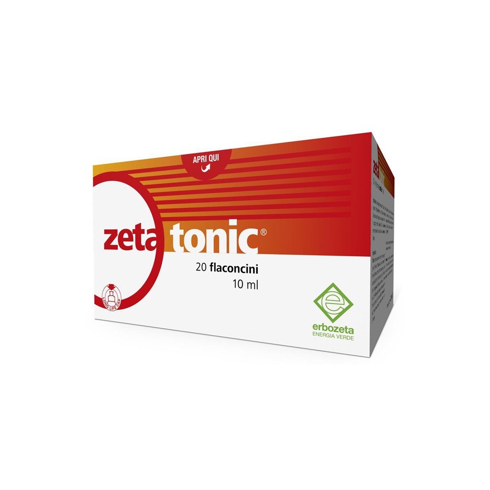 ZETA TONIC integratore alimentare 20 flaconcini da 10 ml Erbozeta