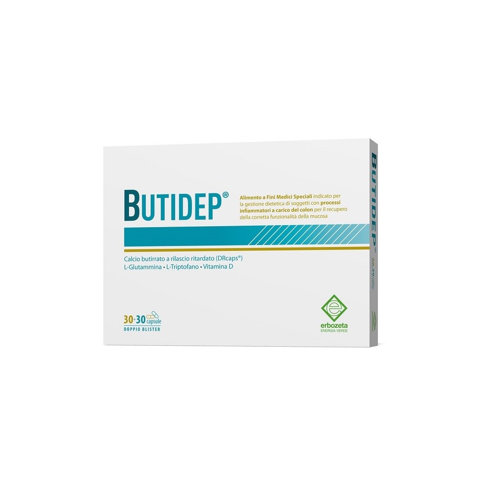 BUTIDEP DOPPIA CAPSULA integratore alimentare 30+30 capsule Erbozeta