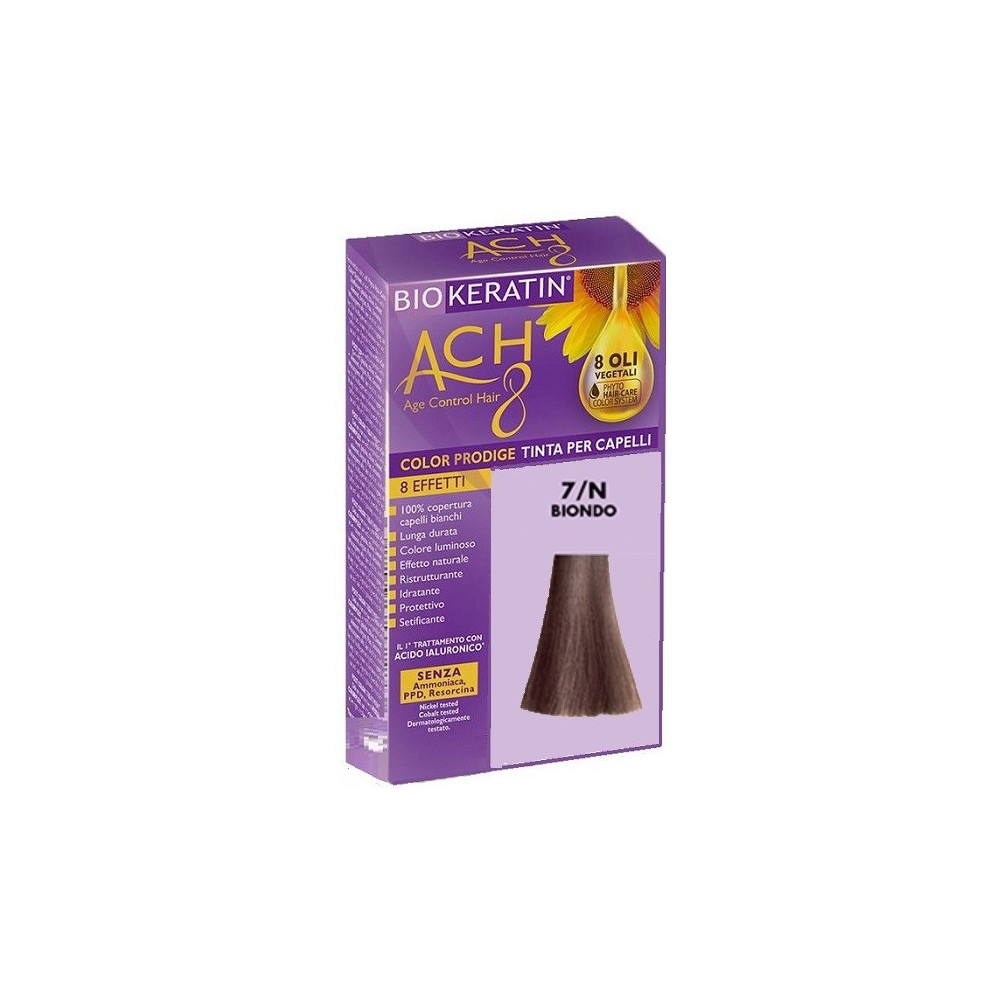 BIOKERATIN ACH8 Tinta per Capelli Biondo 7/N 200 gr Dietalinea