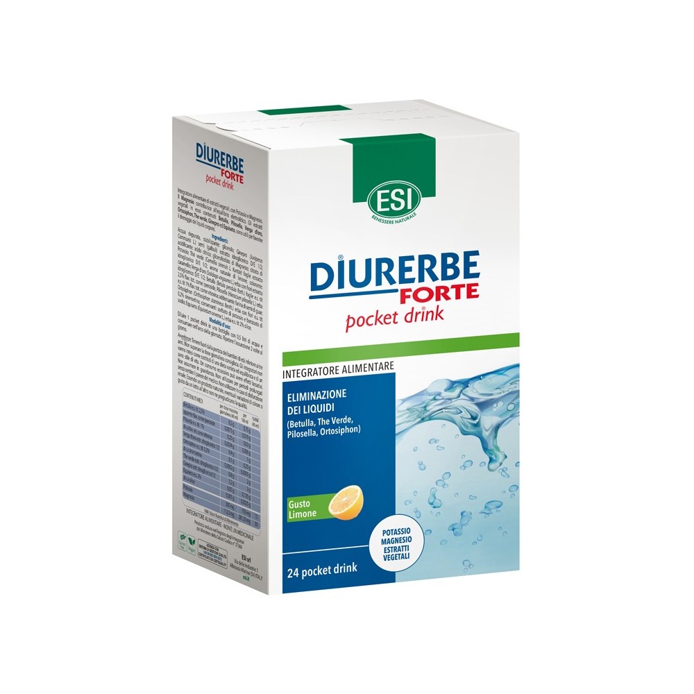 ESI DIURERBE FORTE POCKET DRINK LIMONE 24 X 20 ML