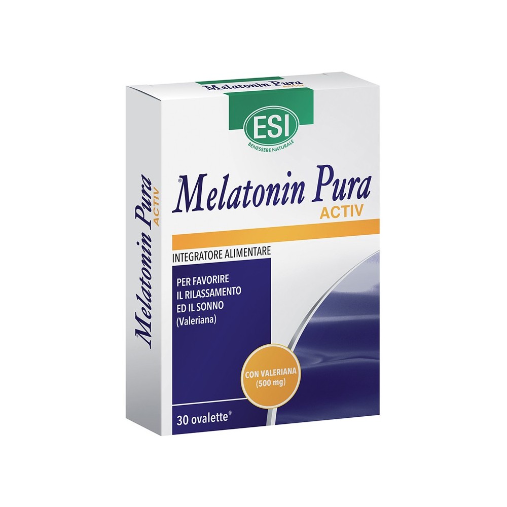 Melatonin Pura Activ integratore alimentare 30 ovalette ESI