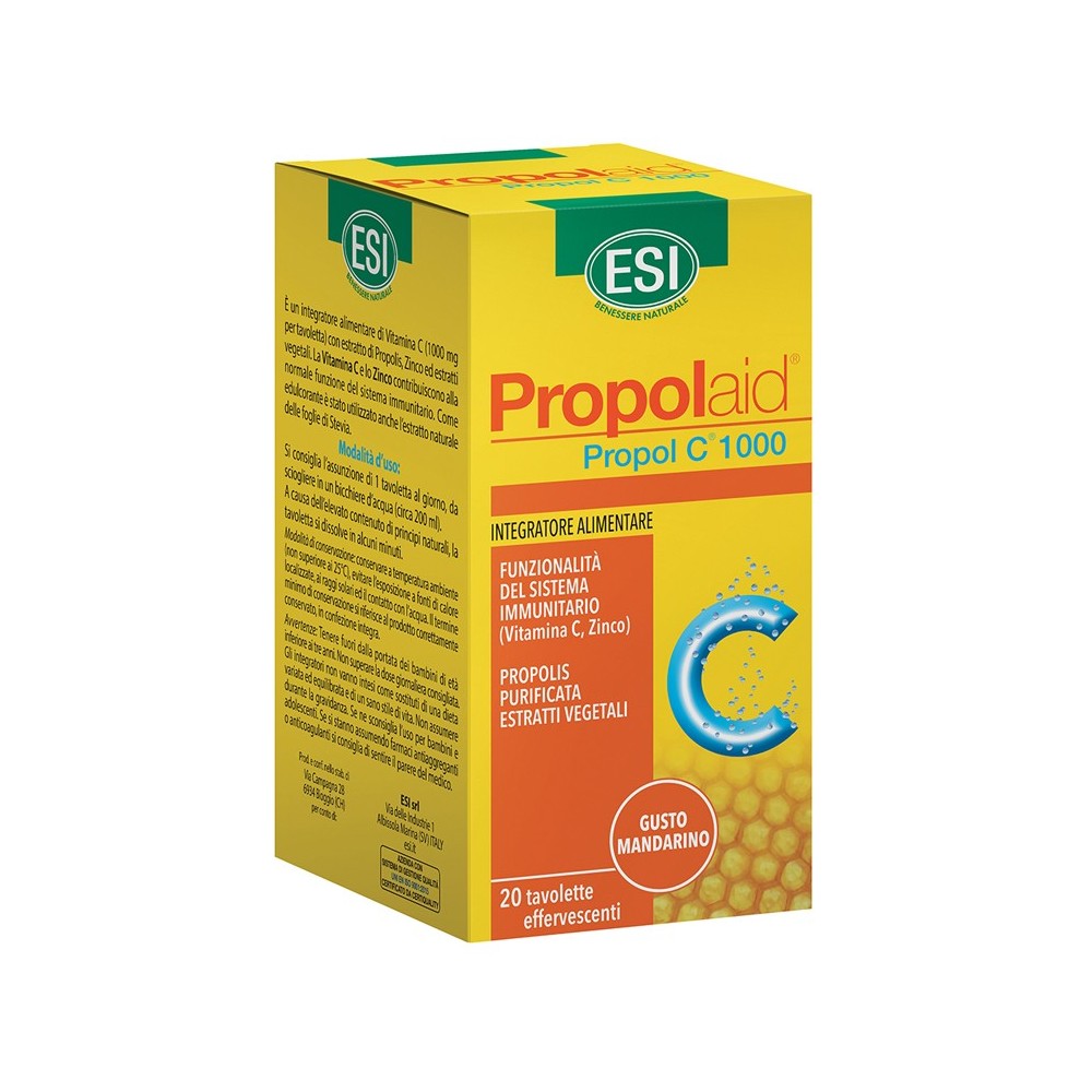 Propol C 1000 mg integratore alimentare 20 tavolette ESI