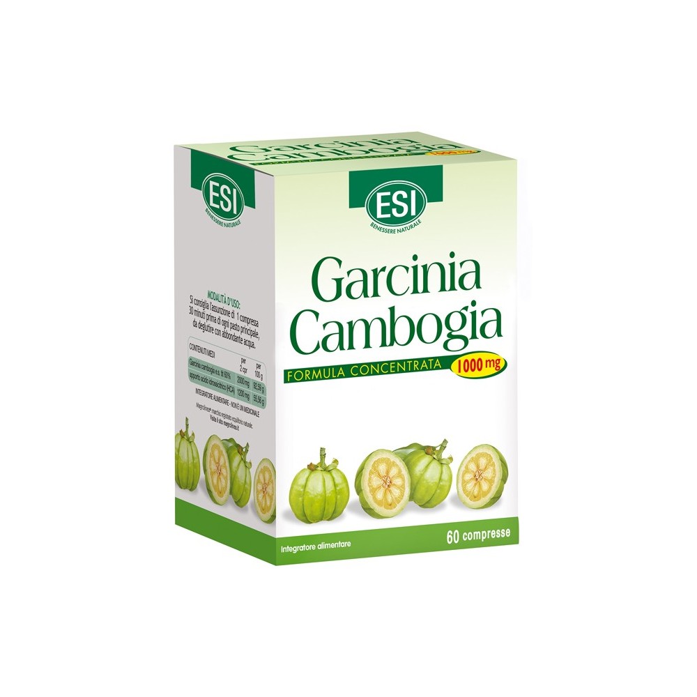 ESI GARCINIA CAMBOGIA 1000 MG 60 COMPRESSE