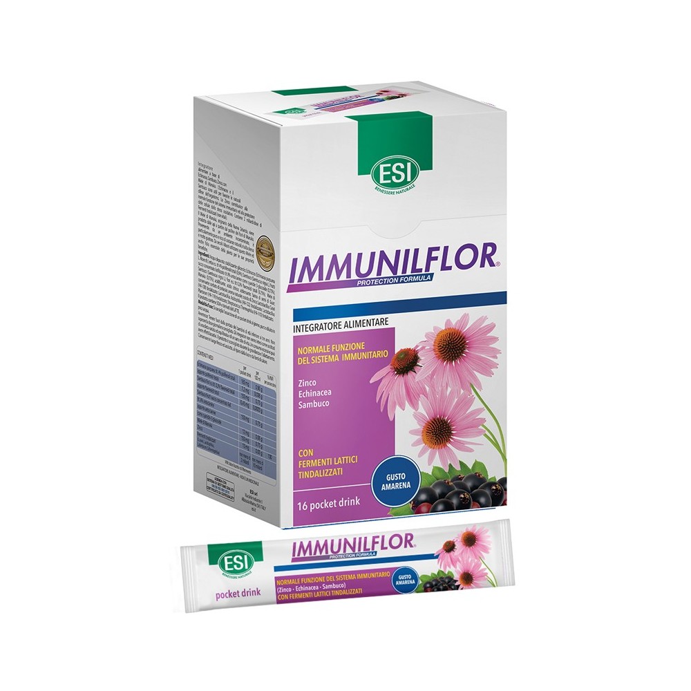 Immunilflor pocket drink 16 ESI Integratore alimentare