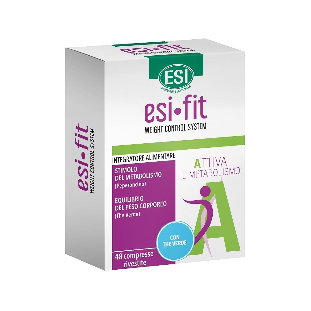 Esi Fit attiva con thè verde integratore alimentare 48 compresse ESI