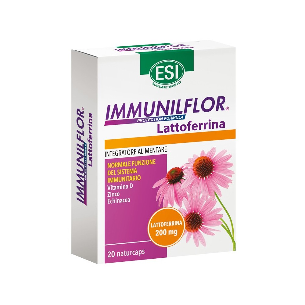 Immunilflor lattoferrina integratore alimentare 20 naturcaps ESI