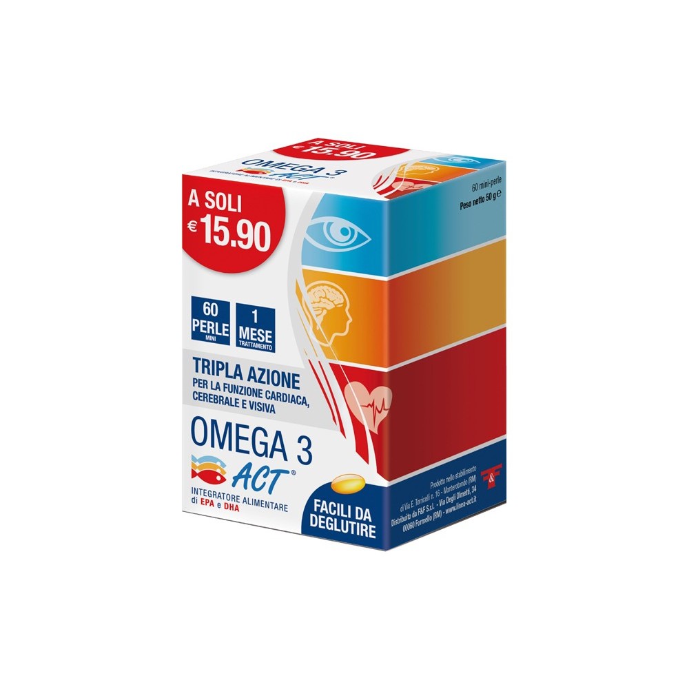 OMEGA 3 ACT 60 PERLE MINI