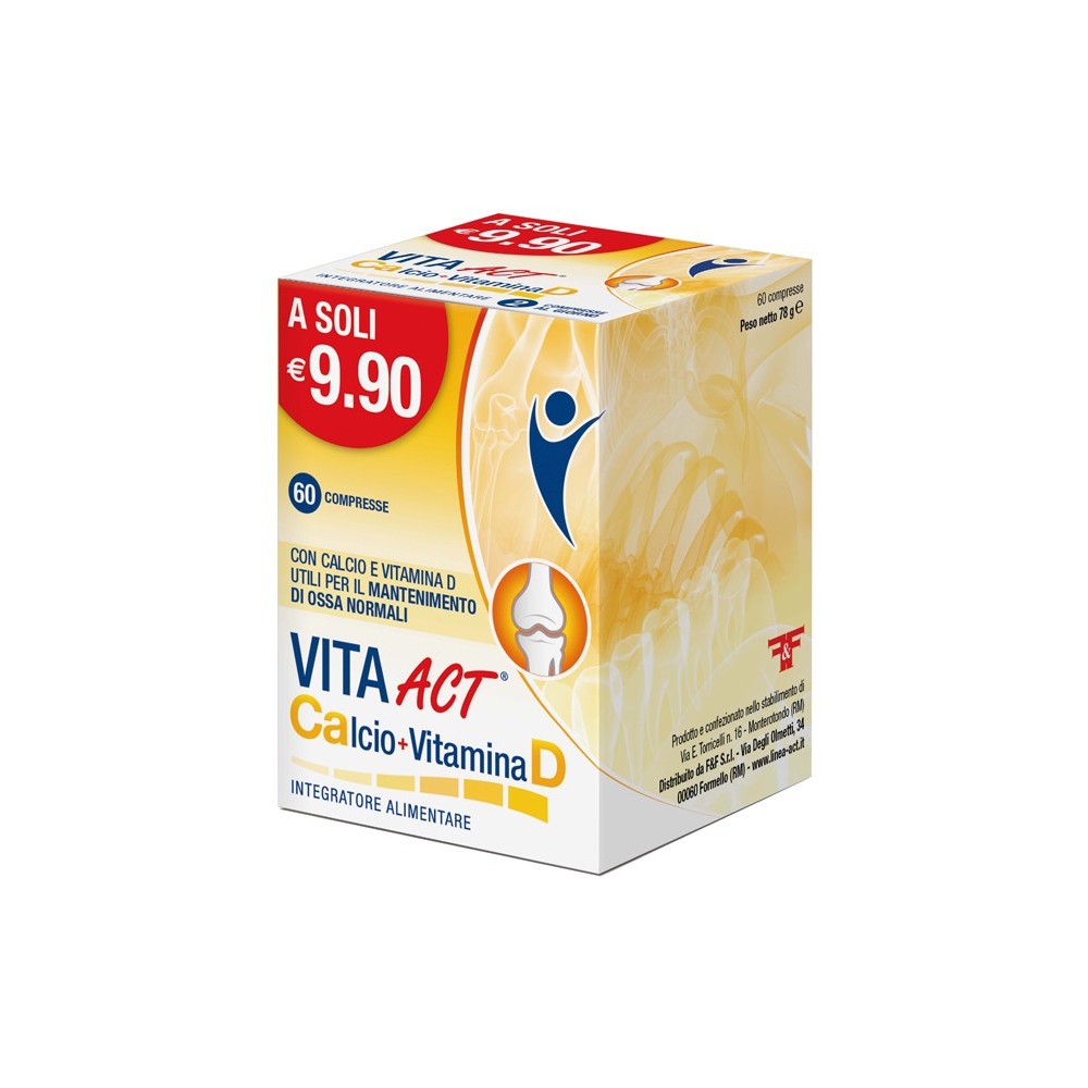 VITA ACT CALCIO + VITAMINA D 60 COMPRESSE