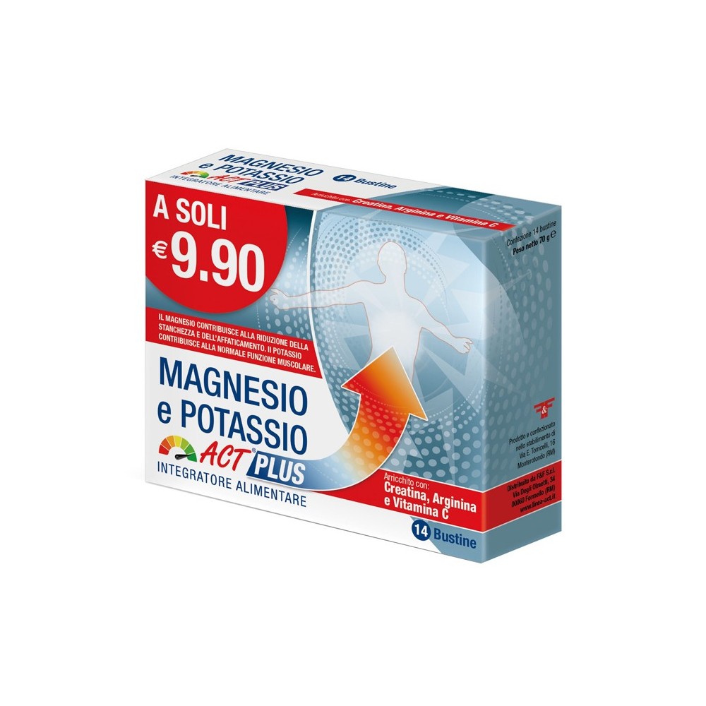 MAGNESIO E POTASSIO ACT PLUS 14 BUSTINE