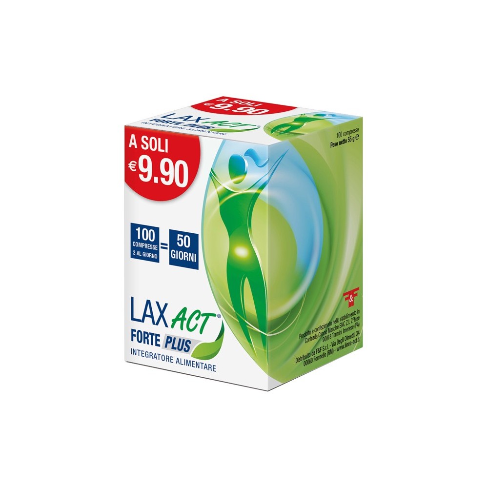 LAX ACT FORTE PLUS 100 COMPRESSE