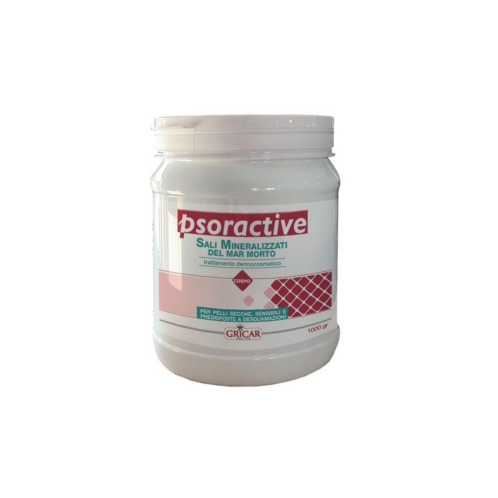 PSORACTIVE SALI RE-MINERALIZZATI DEL MAR MORTO 1 kg Gricar