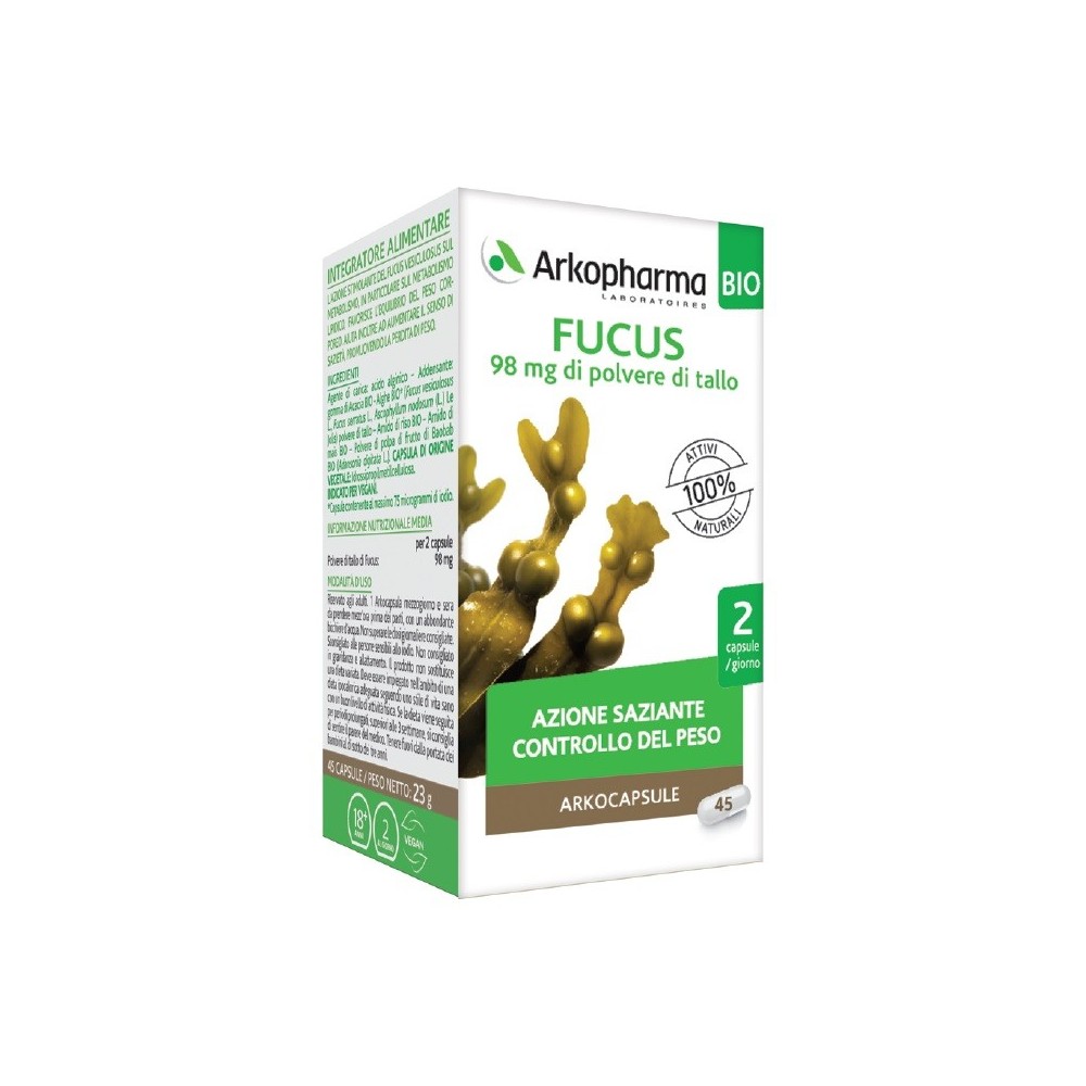 ARKOCAPSULE® FUCUS BIO integratore alimentare 45 capsule Arkopharma