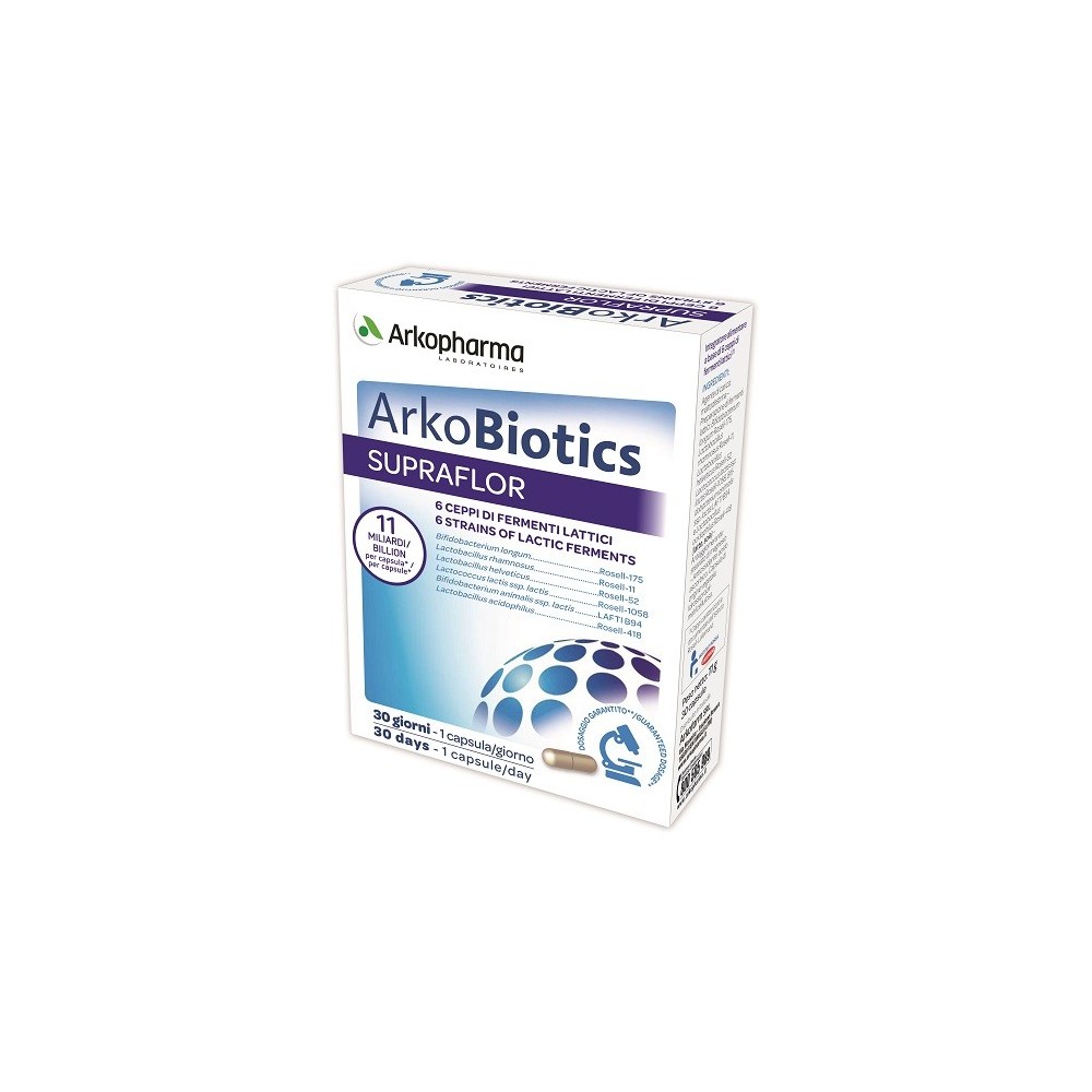 ARKOBIOTICS® SUPRAFLOR integratore alimentare 30 capsule Arkopharma