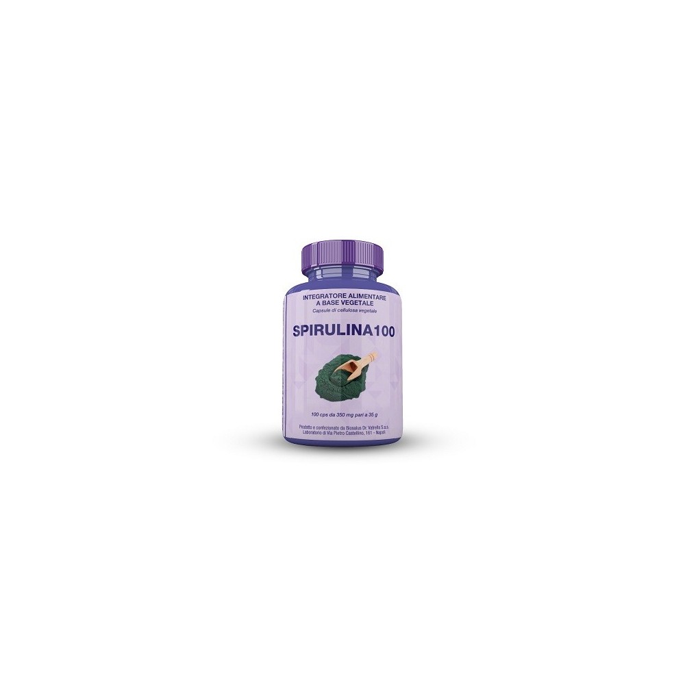 Spirulina100 integratore alimentare 100 capsule Biosalus