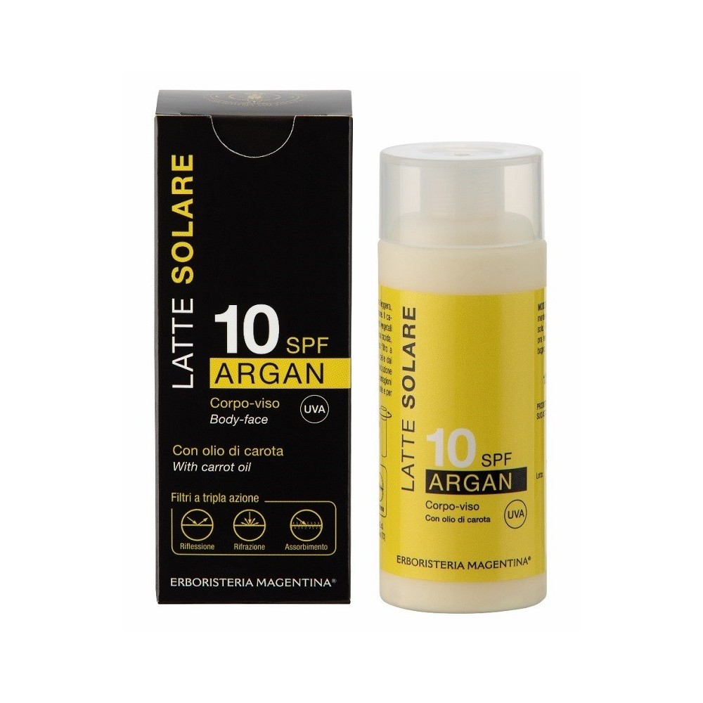 SOLARE ARGAN 10SPF 125 ML LATTE