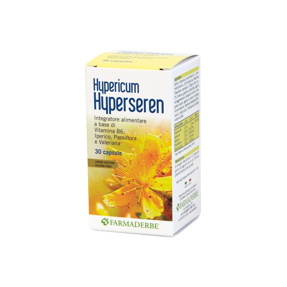 Hyperseren Plus integratore alimentare 30 capsule Farmaderbe