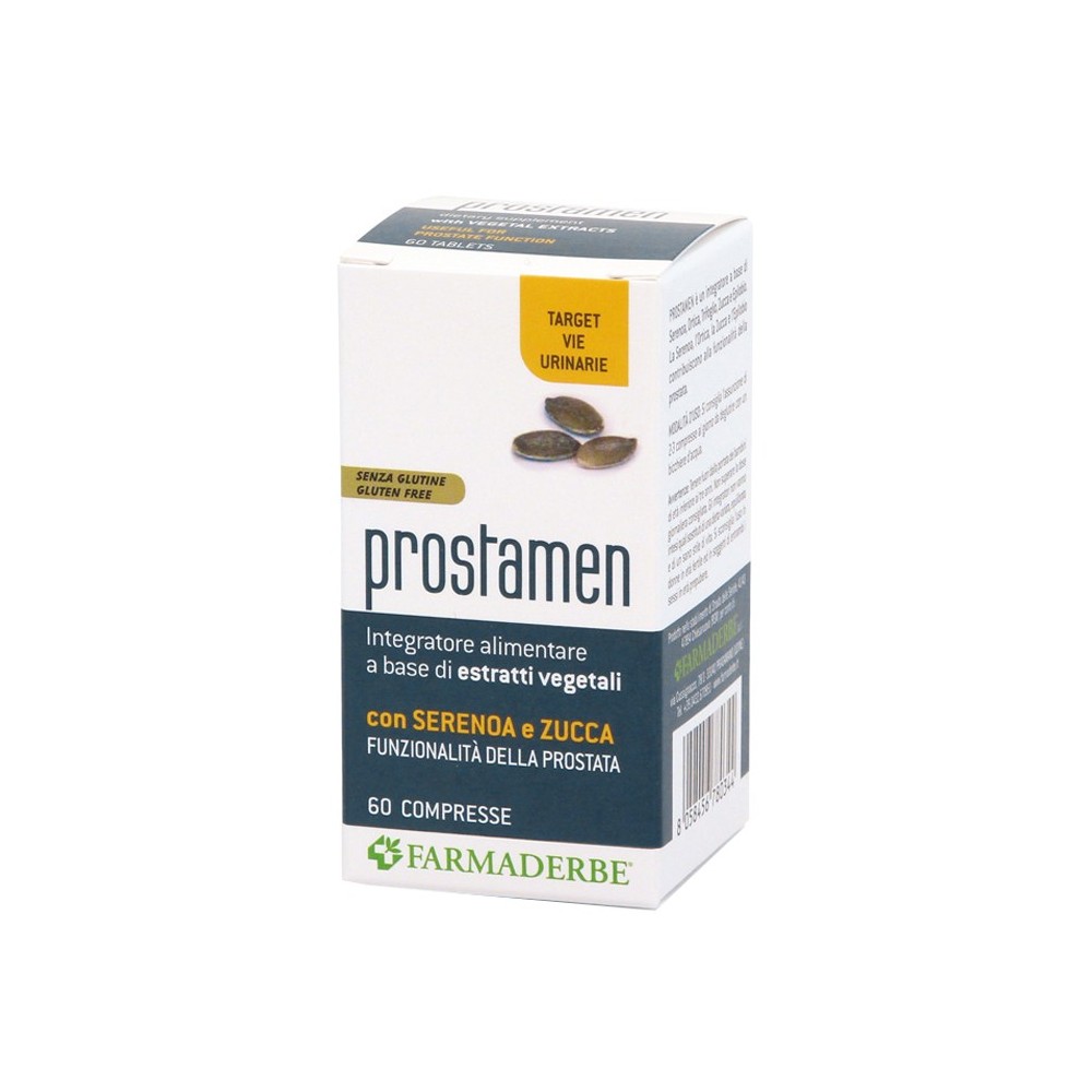 Prostamen integratore alimentare 60 tavolette Farmaderbe