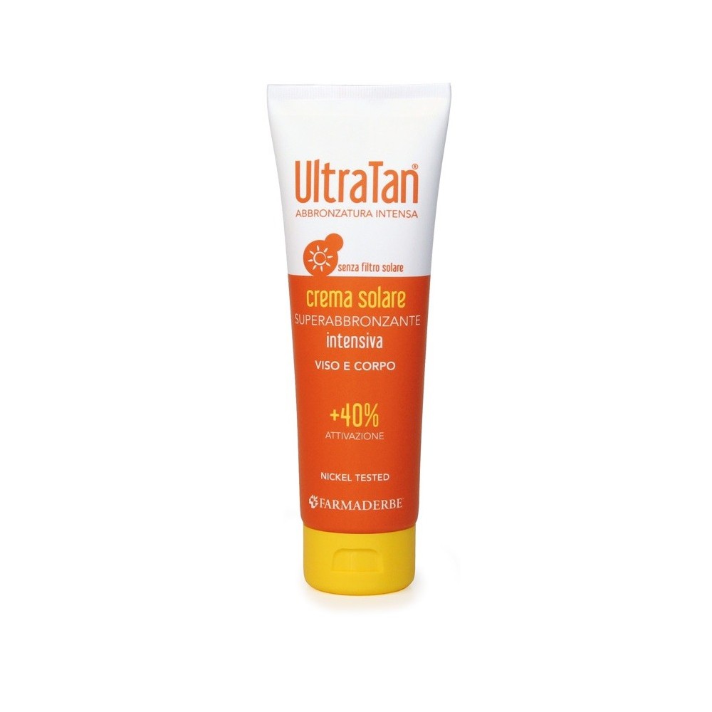 ULTRA TAN CREMA SOLARE SUPERABBRONZANTE INTENSIVA VISO & CORPO +40% ATTIVAZIONE 125 ML