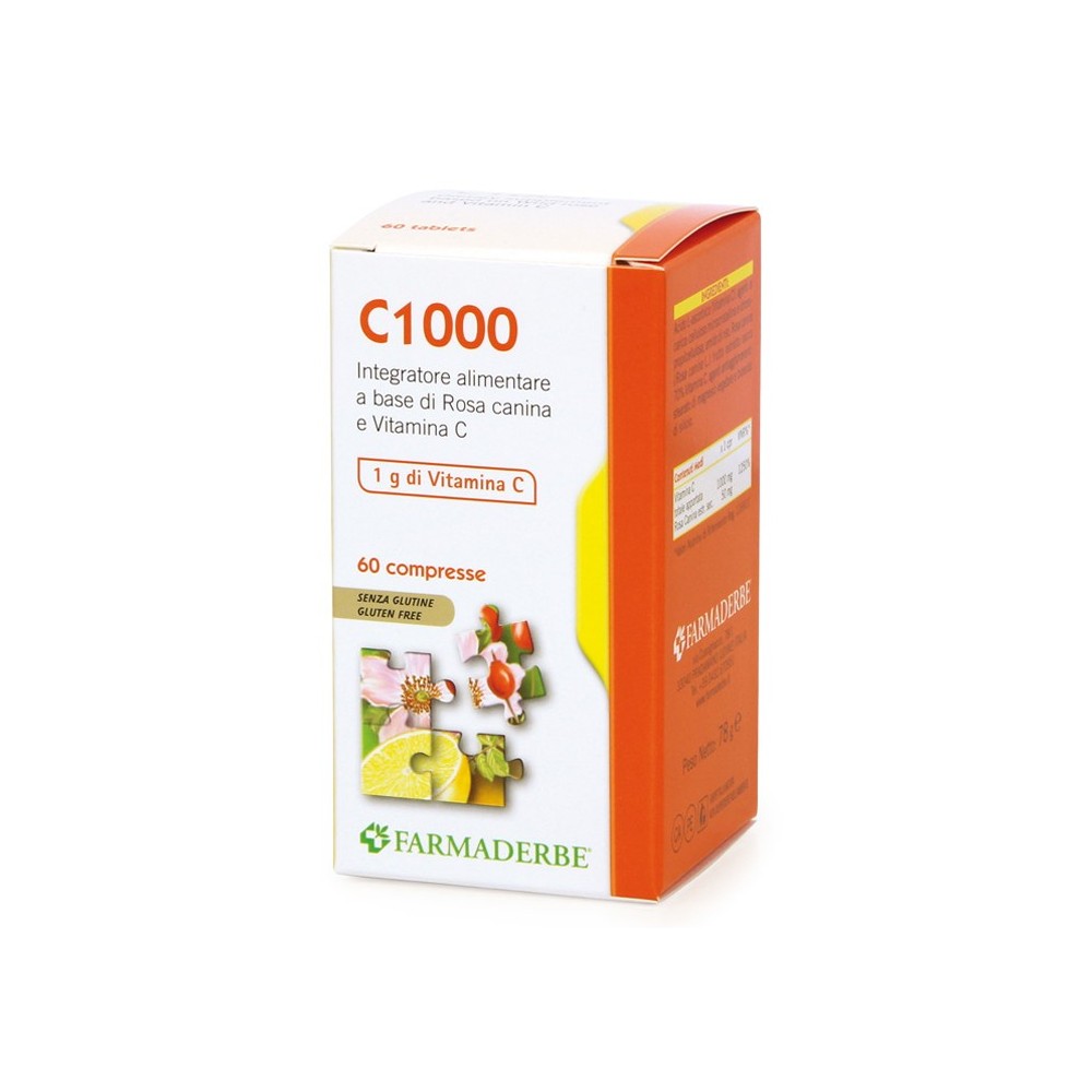 C 1000 integratore alimentare 60 compresse Farmaderbe