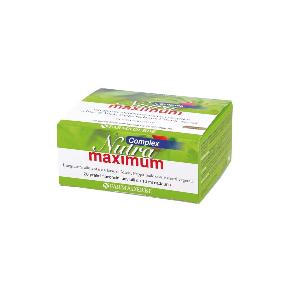 NUTRA MAXIMUM COMPLEX 20 FLACONCINI DA 10 ML