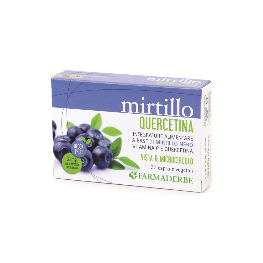 MIRTILLO QUERCETINA 30 CAPSULE VEGETALI