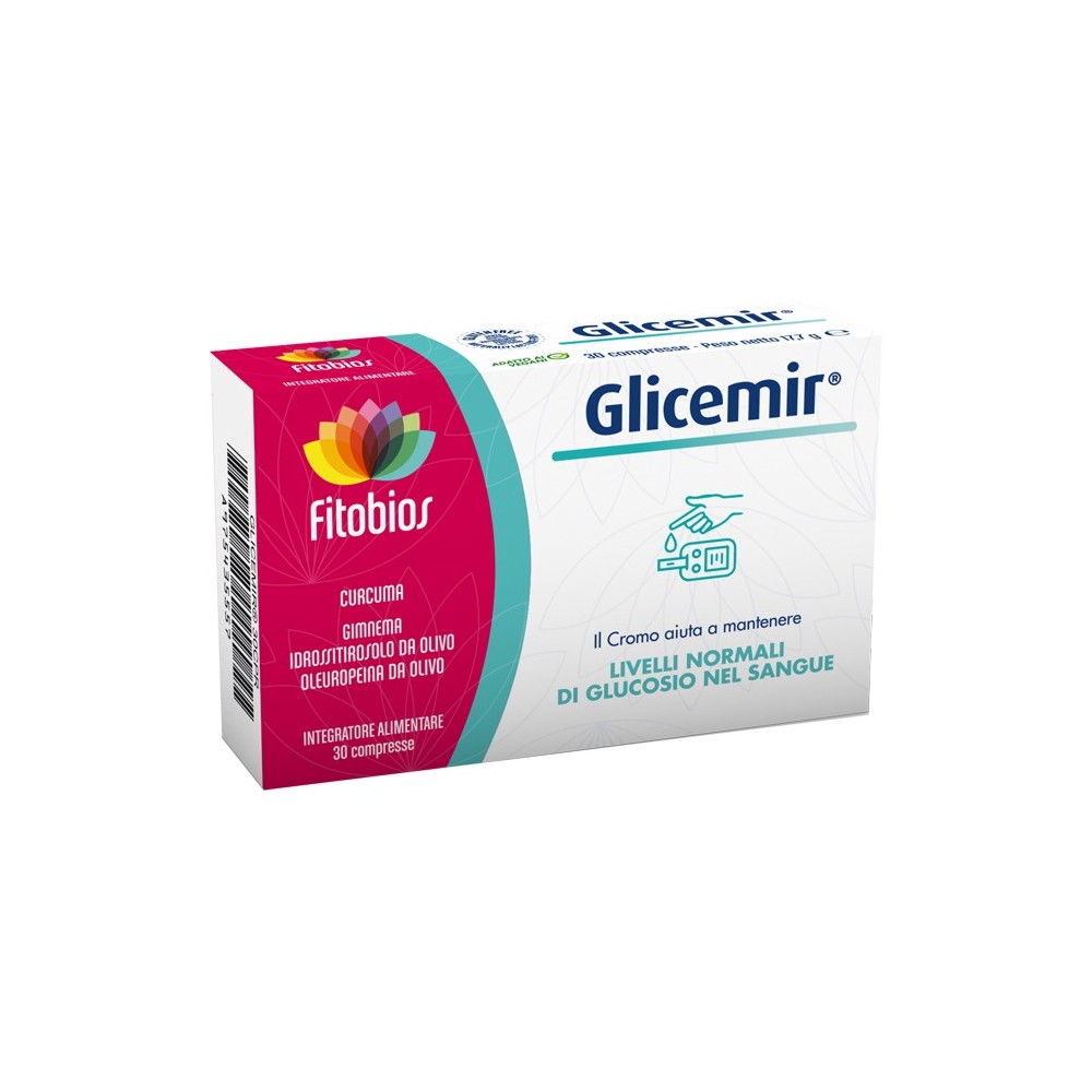 GLICEMIR integratore alimentare 30 compresse Fitobios