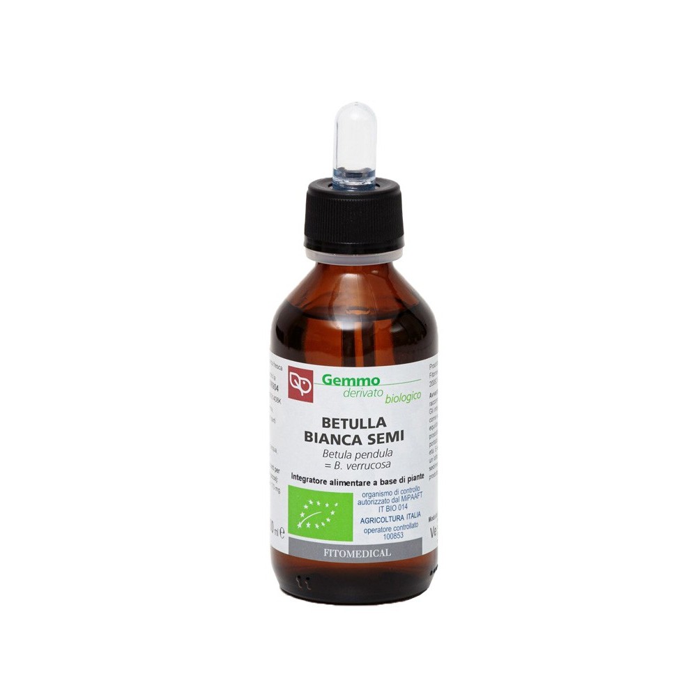 BETULLA BIANCA SEMI Macerato Glicerinato Bio Gemme 100 ml Fitomedical