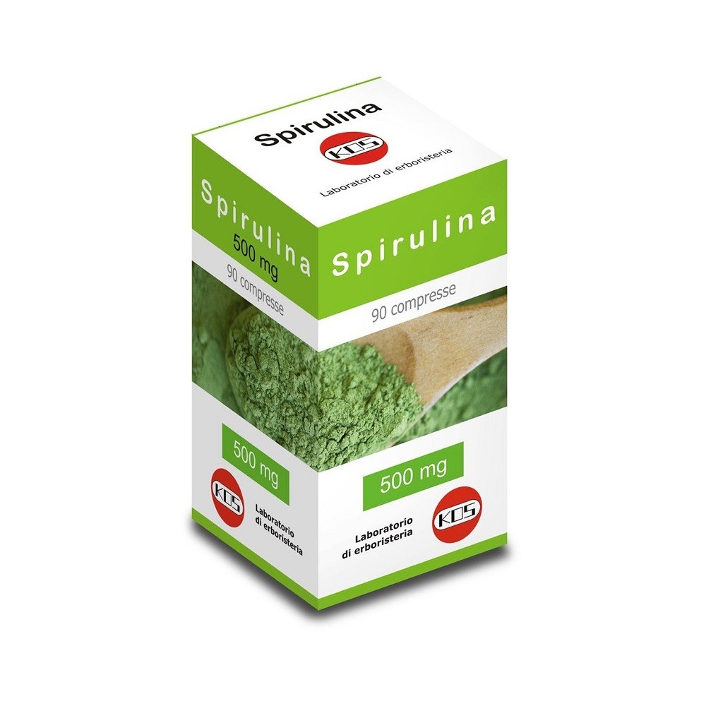 SPIRULINA 500 mg integratore alimentare 90 compresse Kos