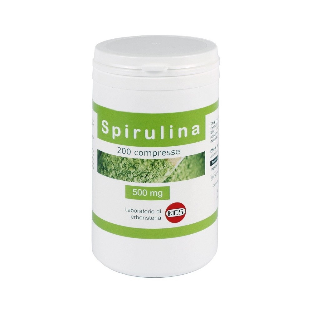 SPIRULINA 500 mg integratore alimentare 200 compresse Kos