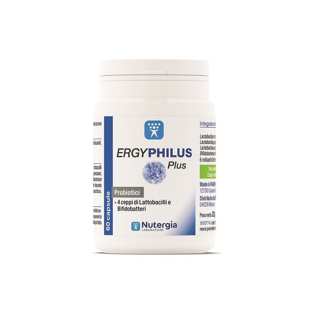 ERGYPHILUS PLUS integratore alimentare 60 capsule Nutergia