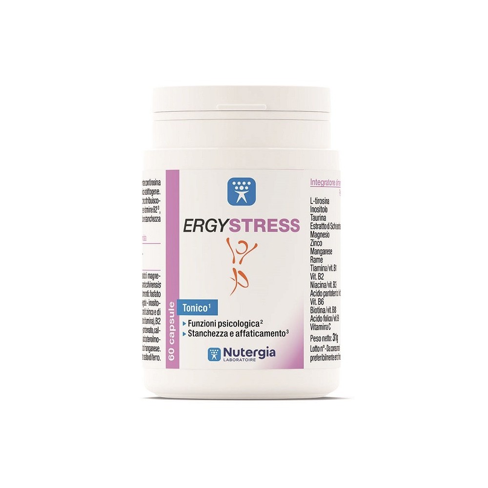 ERGYSTRESS integratore alimentare 60 capsule Nutergia