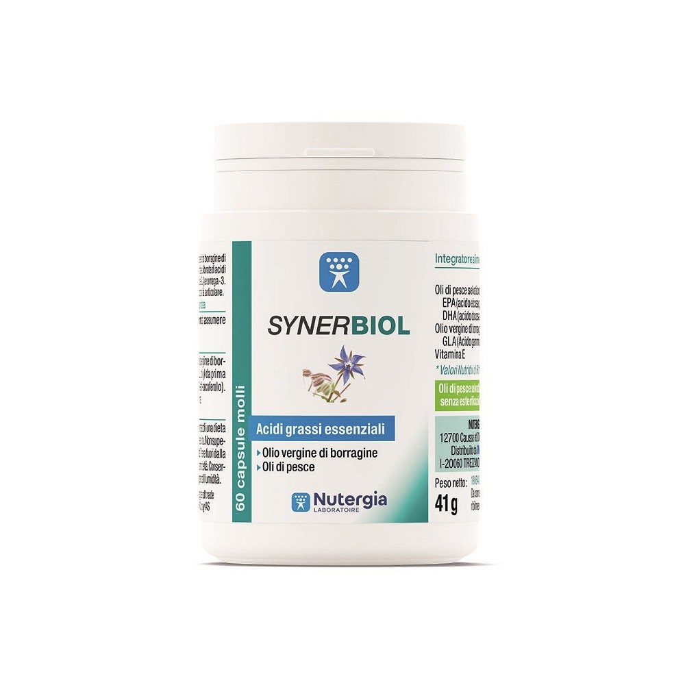 SYNERBIOL integratore alimentare 60 capsule molli Nutergia