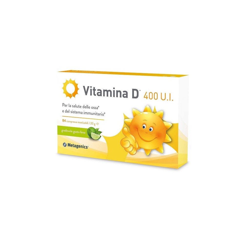 Vitamina D 400 U.I. integratore alimentare 84 compresse Metagenics