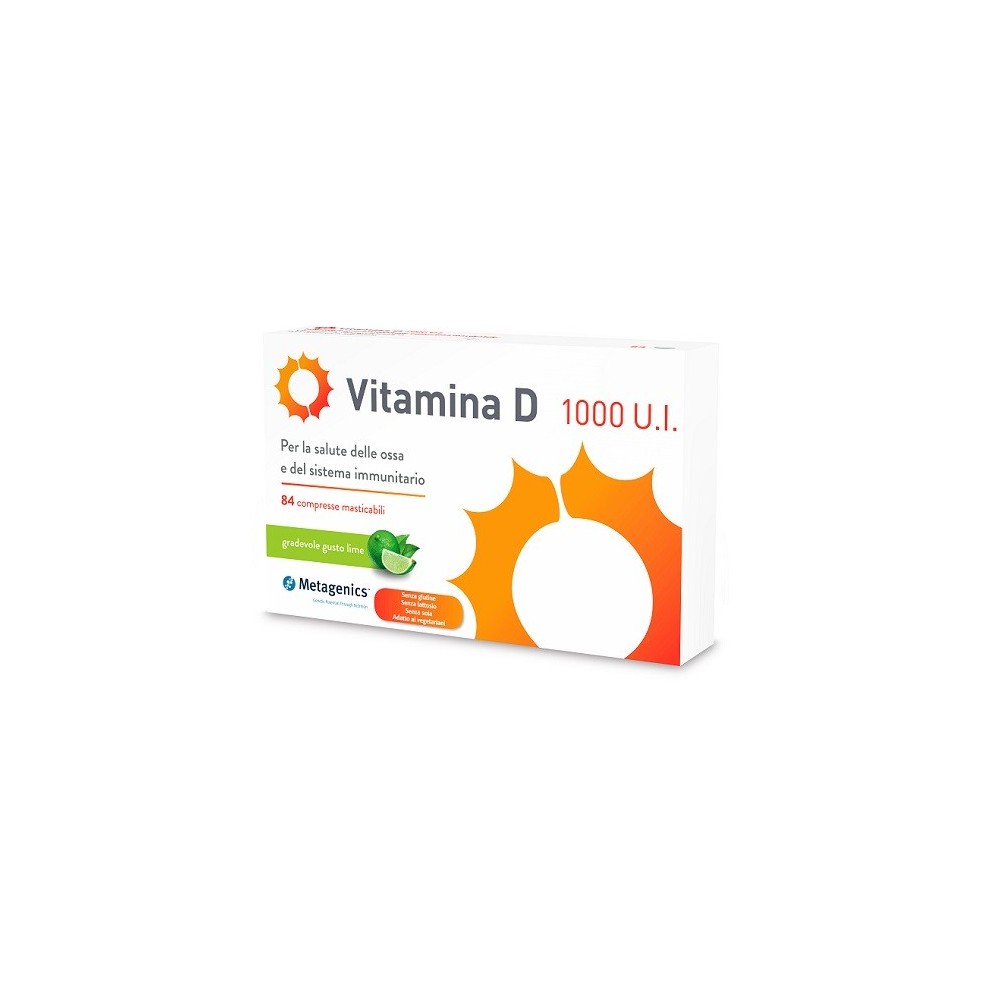 Vitamina D 1000 U.I. integratore alimentare 84 compresse Metagenics