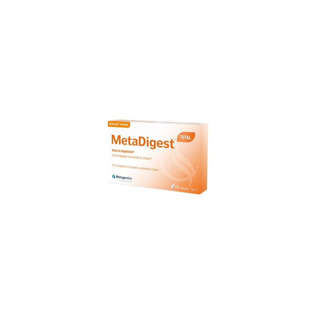 MetaDigest Total integratore alimentare 15 capsule Metagenics