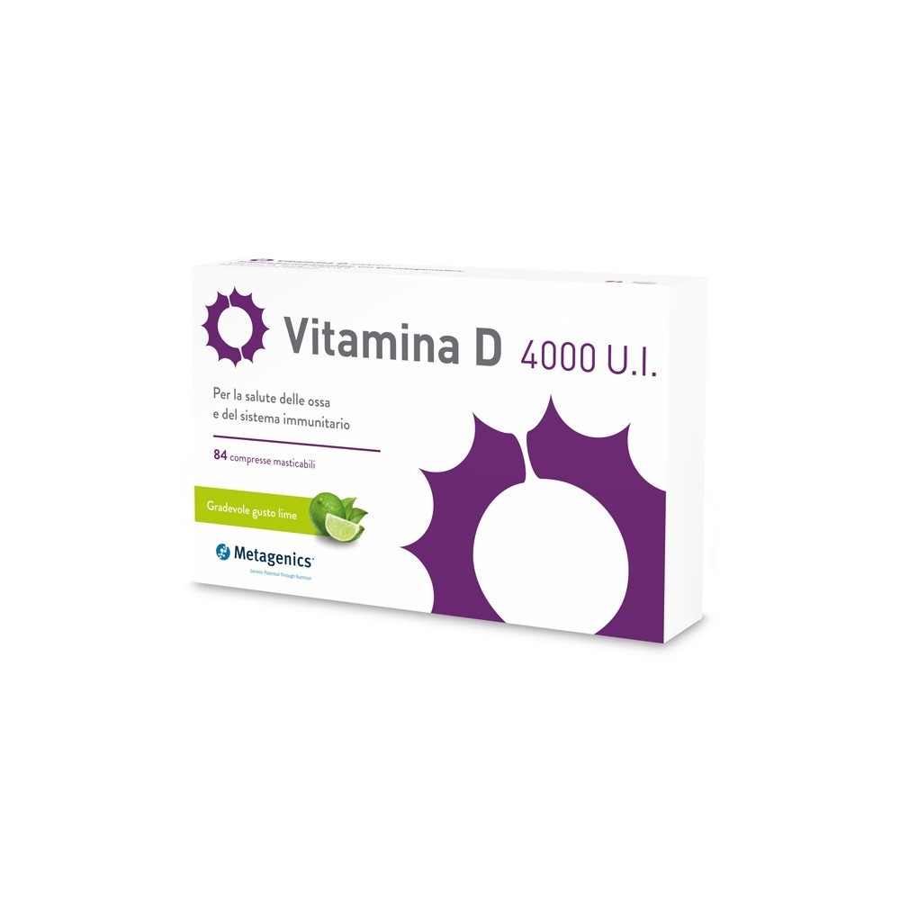 Vitamina D 4000 U.I. integratore alimentare 84 compresse Metagenics