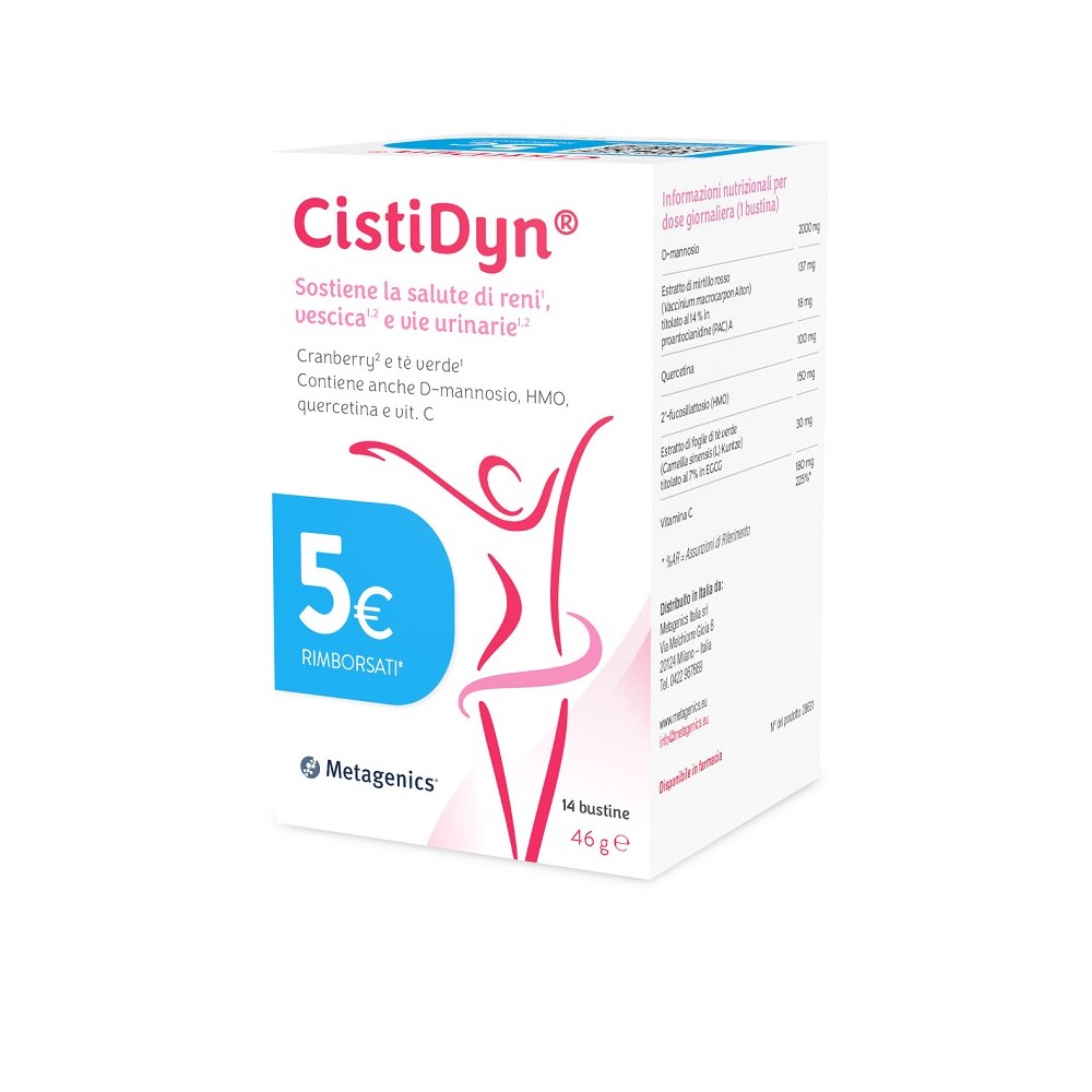 CistiDyn integratore alimentare 14 bustine Metagenics