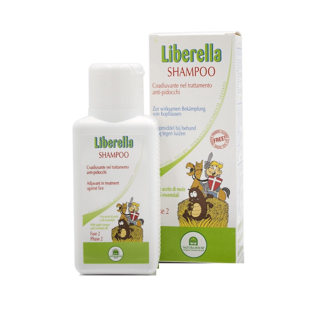 LIBERELLA SHAMPOO Coadiuvante nel Trattamento Antipidocchi 250 ml Natura House