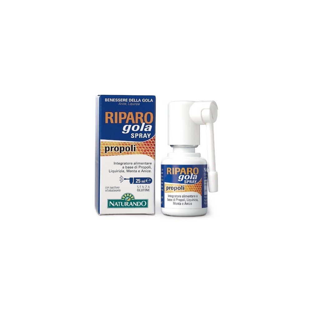 RIPARO GOLA SPRAY integratore alimentare 25 ml Naturando