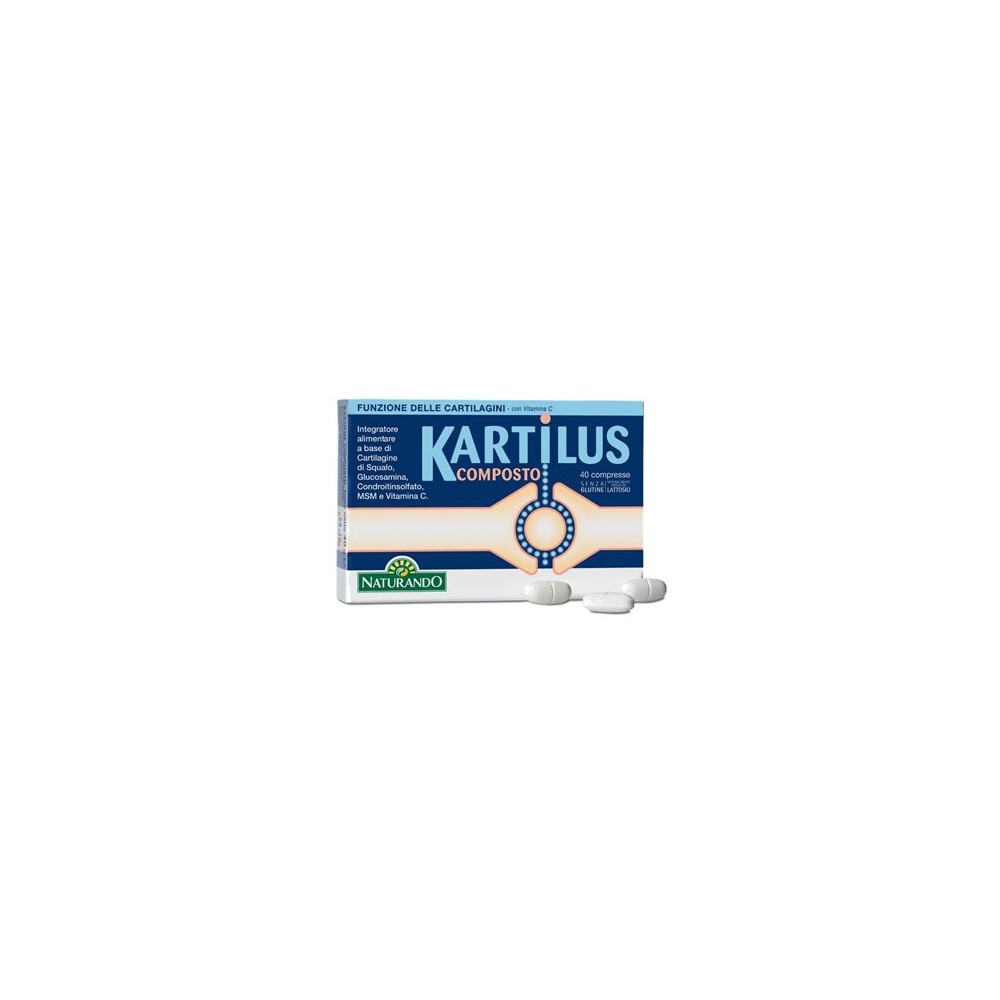 KARTILUS COMPOSTO integratore alimentare 40 compresse Naturando