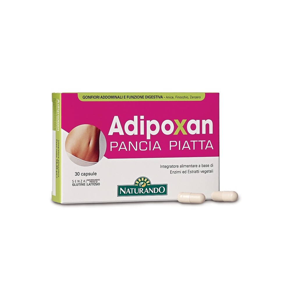 ADIPOXAN PANCIA PIATTA integratore alimentare 30 compresse Naturando