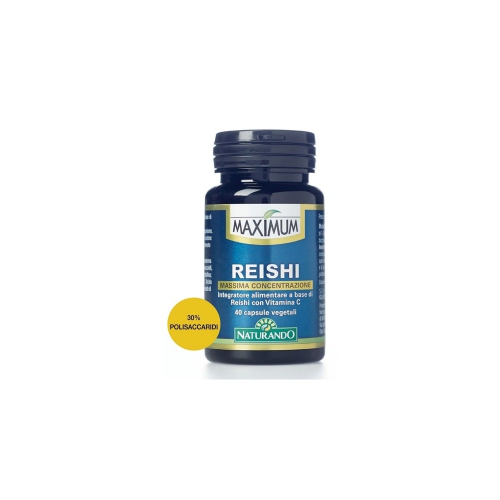 MAXIMUM REISHI integratore alimentare 40 capsule Naturando