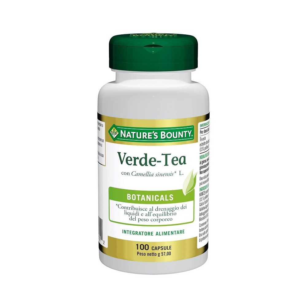 VERDE-TEA integratore alimentare 100 capsule Nature's Bounty